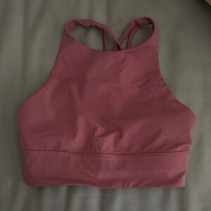 Lululemon Athletica High Neck Sports Bra - Mauve sz 6